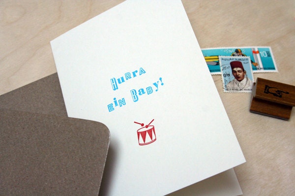 Hello Baby Card by Small Caps Berlin