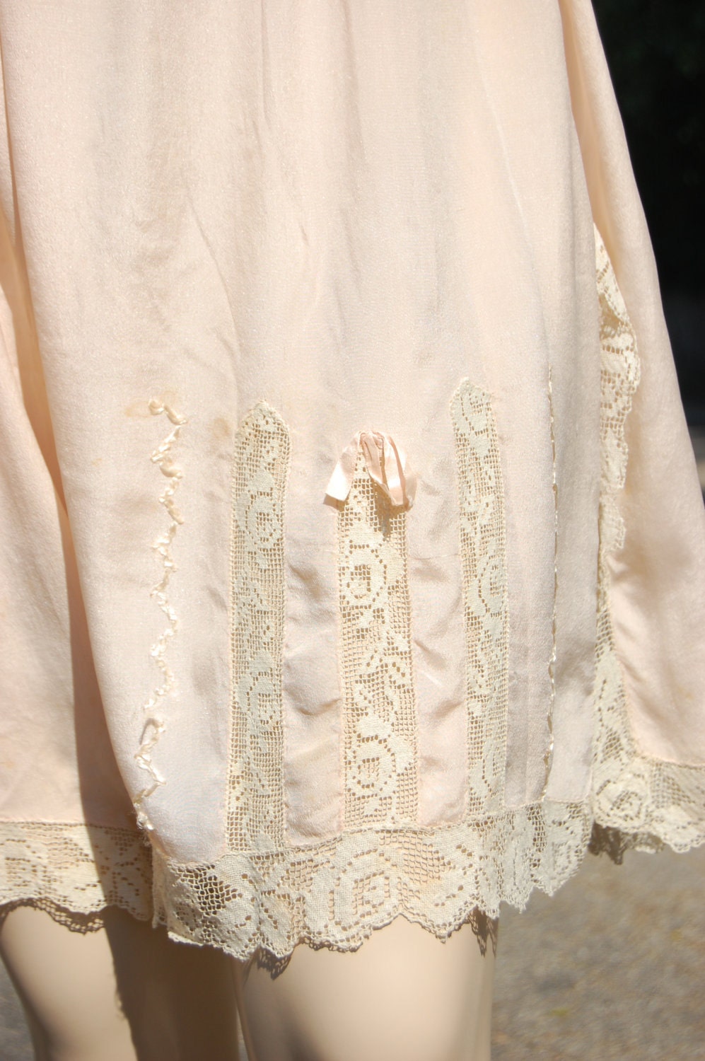 Vintage plus size 1920s silk bloomers XXL by BuxomBabesVintage