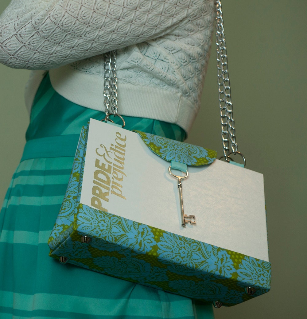 Pride and Prejudice Book Purse with Key