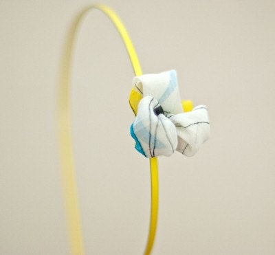 SALE: yellow nautical - headband