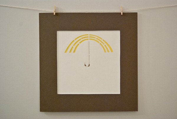 SALE: it's raining - mounted print