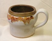 Ceramic Pottery Mug Handmade Kitchen Coffee Cup  Pottery Stoneware Clay 11Oz.