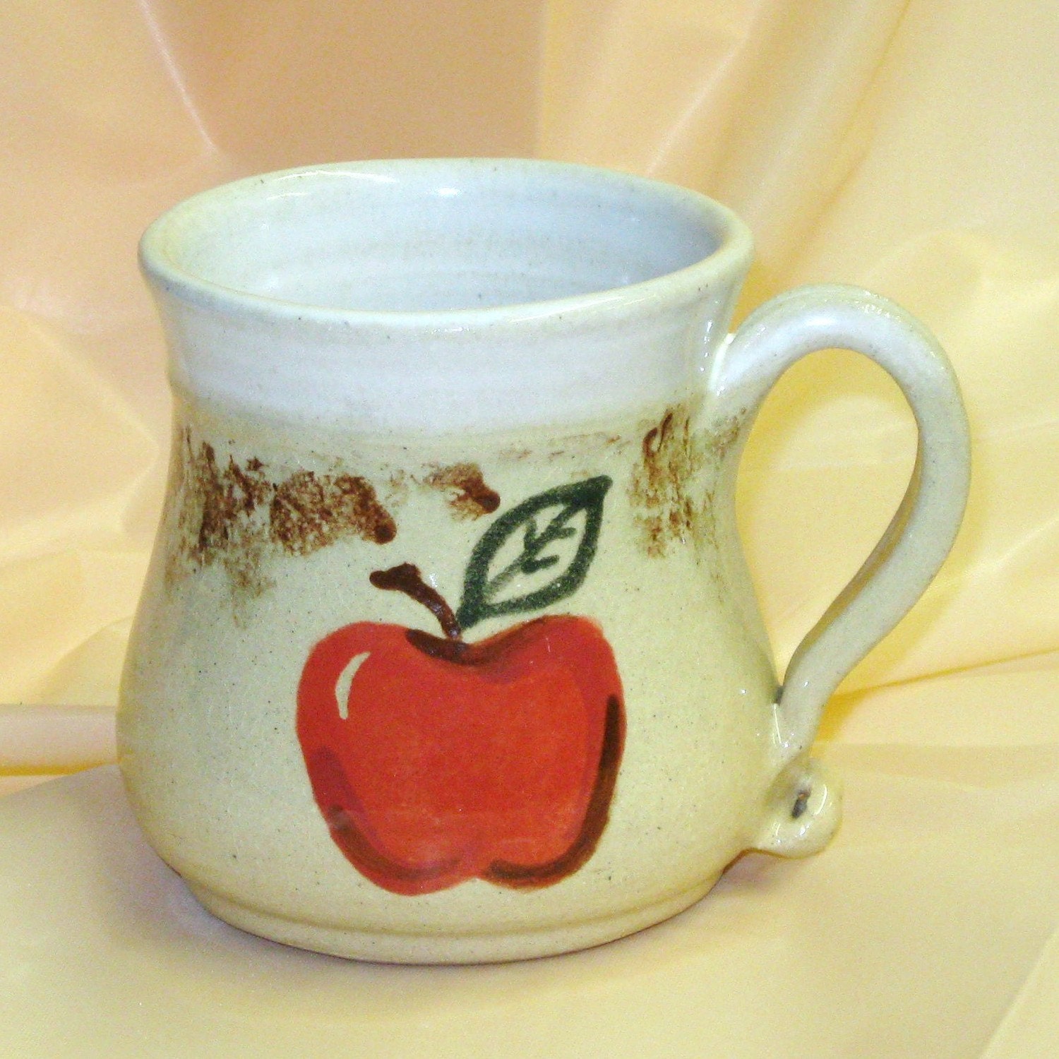 Mug Handmade Pottery Cup Stoneware Clay.Teachers Gift
