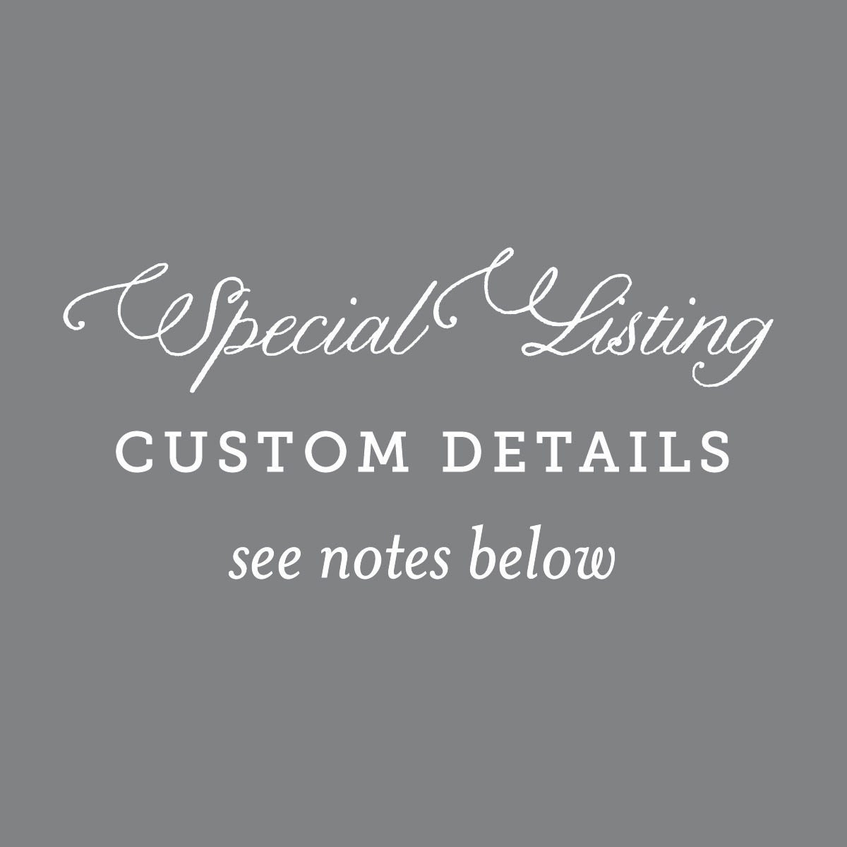 Special Listing for Bride's Book rush fee