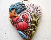 Under The Sea Pendant 3- Jillys Crab