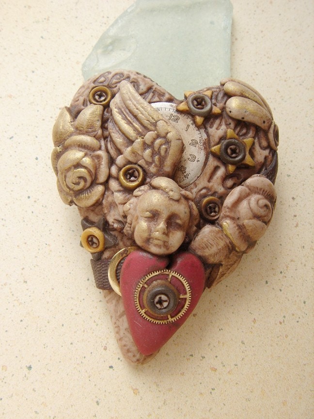Heart of Stone Brooch 1 Angel love