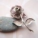 Dead Flowers Brooch 1- Pretty in Pink