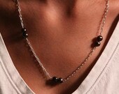Blue Pearl Necklace - Great for a bridal party or prom