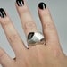 Silver Geometric Ring