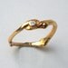 Single Gold Twig Ring