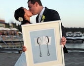 Spring SALE: Unique Wedding Present, Spooning Poster Bedroom Light Blue, Under 25 Gift, Fits into IKEA frames Original Concept Petek Design