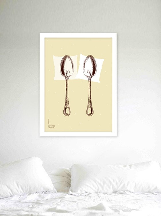 Spooning Poster 50x70 cm