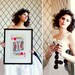 King & Queen Vintage Playing Cards Posters Romantic Royal Wedding, Bedroom Walls, Home Decor 12x16.5, Fit to IKEA frames
