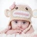 Download PDF crochet pattern 010 - Sock Monkey hat - Multiple sizes from newborn through age 4