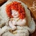 PDF CROCHET PATTERN 021 - Lion King bonnet - Size 0-3 months