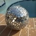 Repurpose Gazing Ball Mirror Mosaic Bowling Unbreakable garden art disco