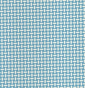 Denyse Schmidt Katie Jump Rope Blue Basketweave - FQ - LAST ONE