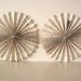 Large Vintage Book Print Fan Flowers