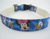 Hemp dog collar - Disney Mickey Mouse, Minnie, Donald Duck, Daisy, Pluto, Goofy