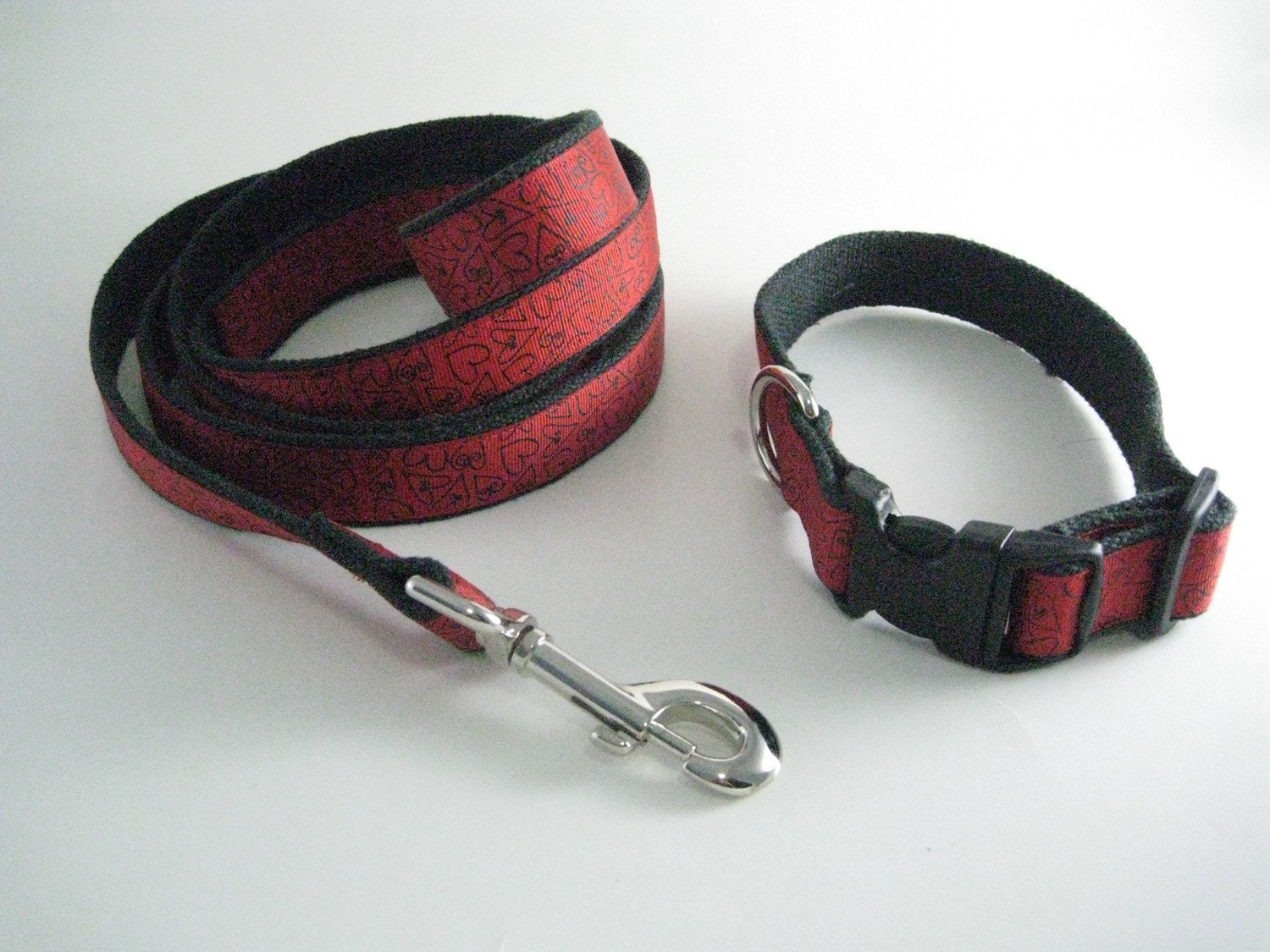 Hemp Dog Collar and Leash Combo - buy together and save Hemp Dog Collar and Leash Combo - buy together and save
