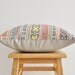 Pastels / cream Chiang Mai hand- stitched tribal cotton pillow cover