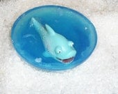 Natural vegetable based soap Fun for Kids Sharks 1 bar glycerin soaps