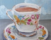 morning tea, original painting