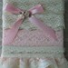 VINTAGE LACE TRIM, Pink And Cream, 8 Yards, Embellishments, Gorgeous.