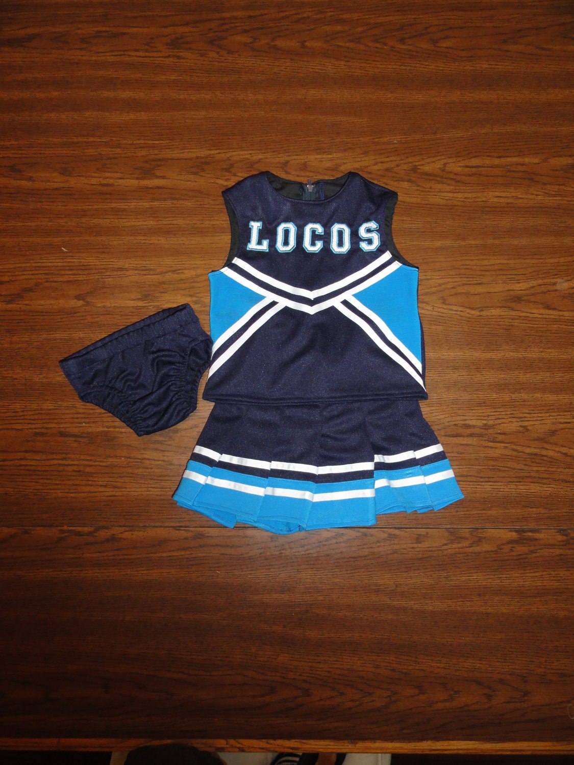 Authentic custom cheerleading uniform in by toadallycutestuff