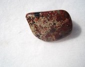 Polished Natural Brown Speckled Stone Tie Tack