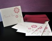 Shiny Pearl Thank You Cards (Set of 10)