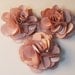 10Pcs-25mm 10Colors Small Satin Flower (F220-Indipink)