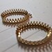 High Quality Gold Oval 18 X 13mm Crown Settings / Cabochon Mountings - Qty 2