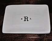 Monogram catch all dish
