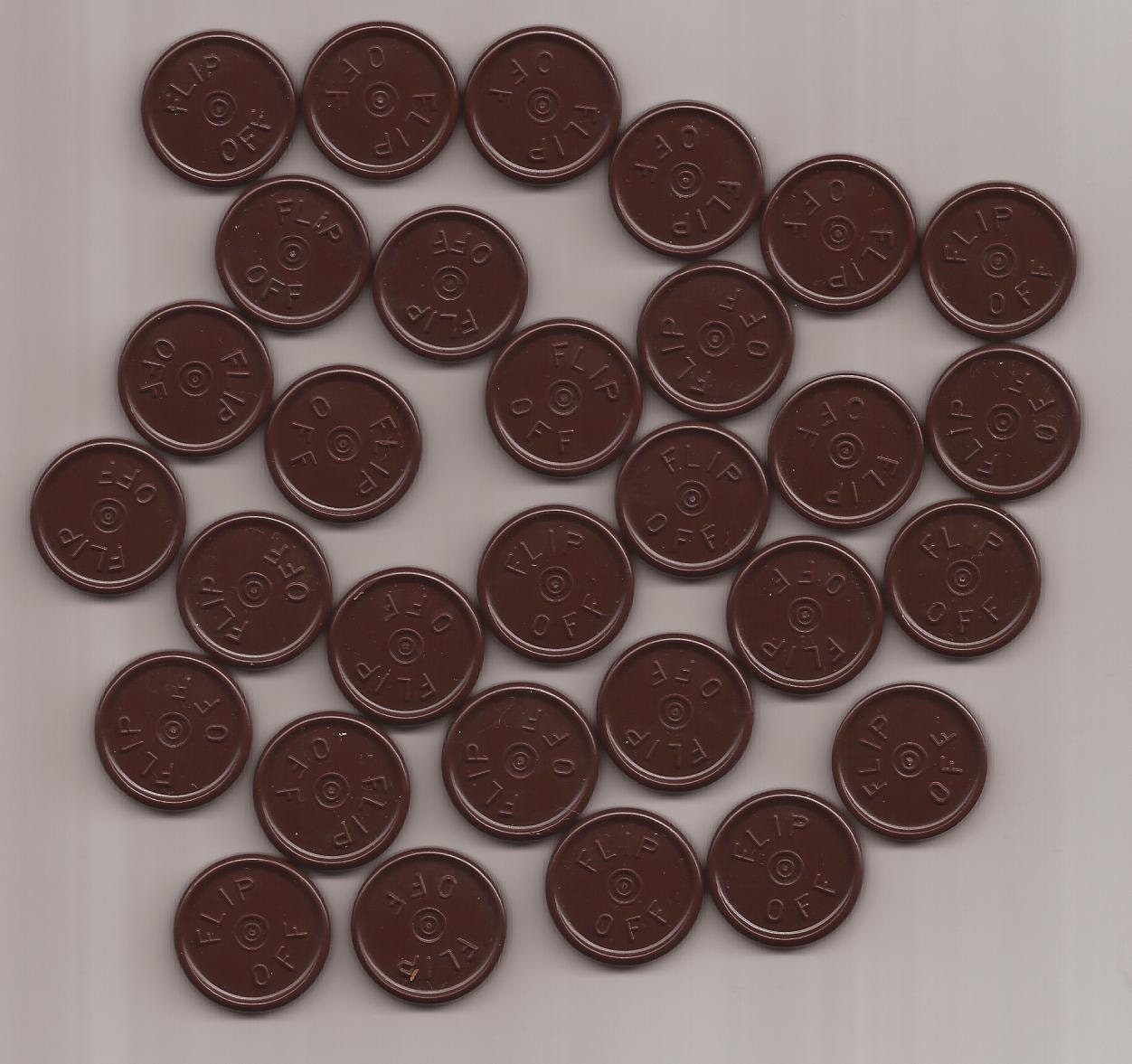 Items Similar To 30 Large Brown Flip Off Medicine Vial Caps On Etsy items-similar-to-30-large-brown-flip-off-medicine-vial-caps-on-etsy