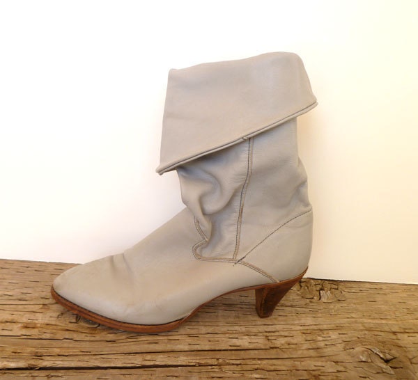 Boots- Gray Slouch Boots- Size 7.5