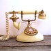 Rotary Telephone- Princess Phone- Cream