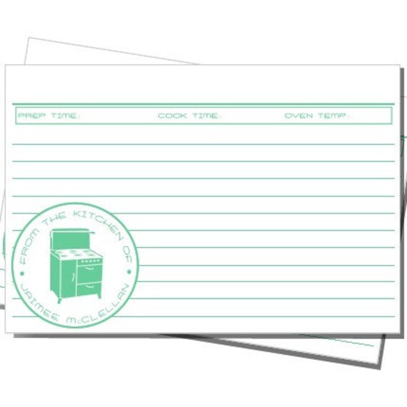 Retro Recipe Cards Il_570xn