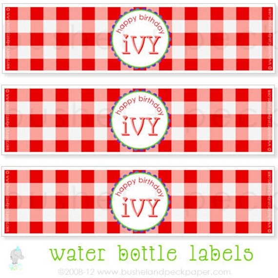 Grow A Garden Water Bottle Labels Il_570xn