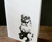 Good Luck Lion Notebook - Cream