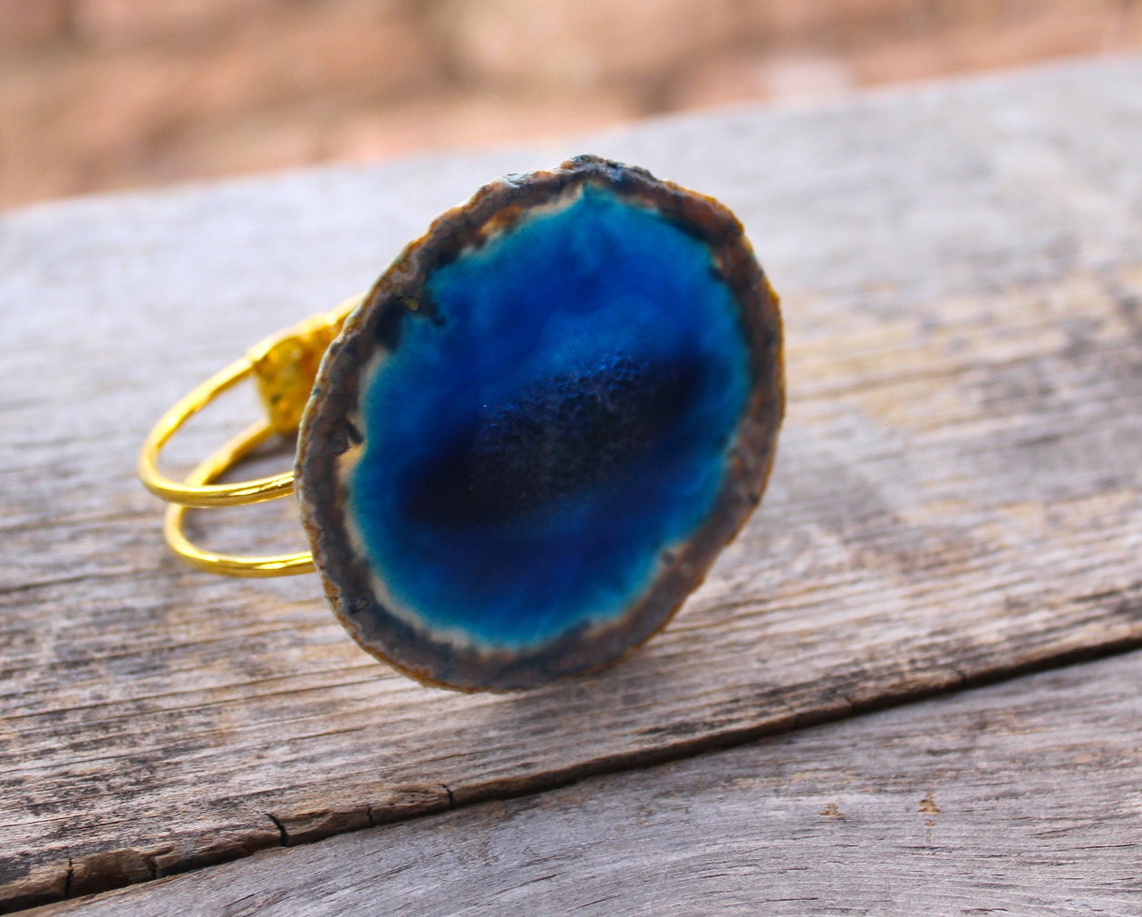 Agate Cuff Bracelet - Agate Ocean