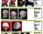 Crochet Hat Pattern-Collection of 5 Crochet-PDF Patterns