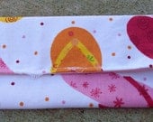 Mulit Colored Flip Flop Fabric Wallet