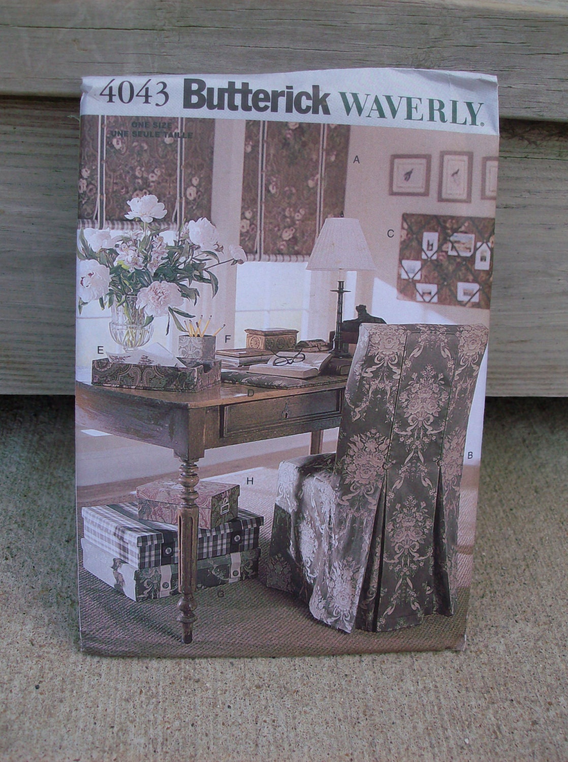 Never Been Used Vintage Butterick Waverly Pattern 4043 Home Office Accessories