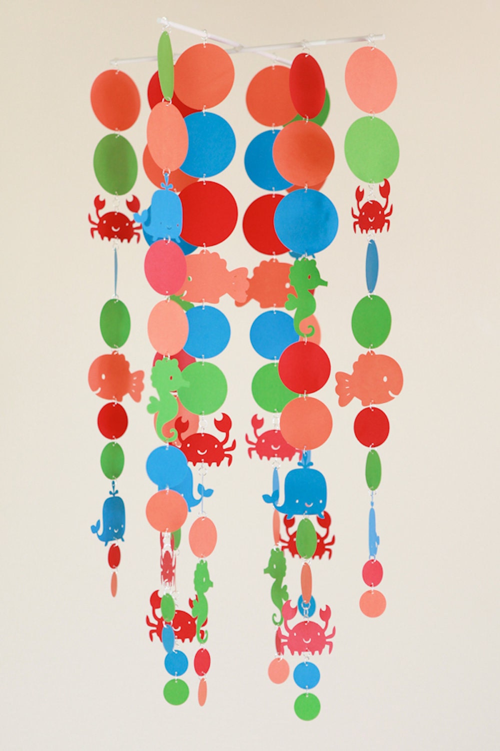 Under the Sea Baby Mobile - Whale, Sea Horse, Fish, Crab