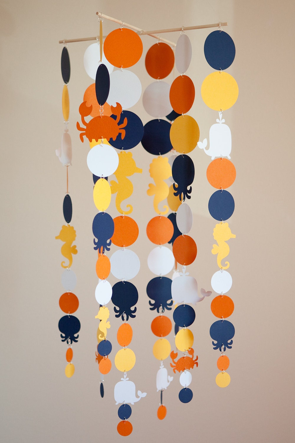 Under the Sea Baby Mobile - Octopus, Crab, Sea Horse, Whale