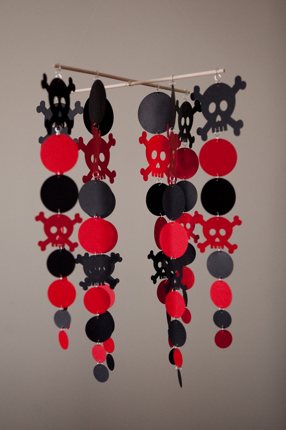 Red and Black Skulls Mobile