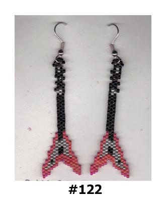 Flying V Guitar Pierced Earrings Music Band Electric Rocker Novelty Seed Beads Fish Hook Surgical Steel Fun Womens Jewelry Multi Colors