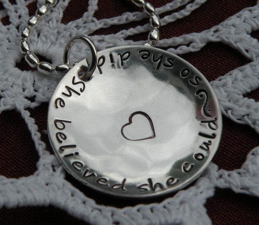 She Believed She Could Necklace