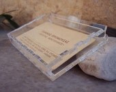 Card Holder Clear Plexiglass